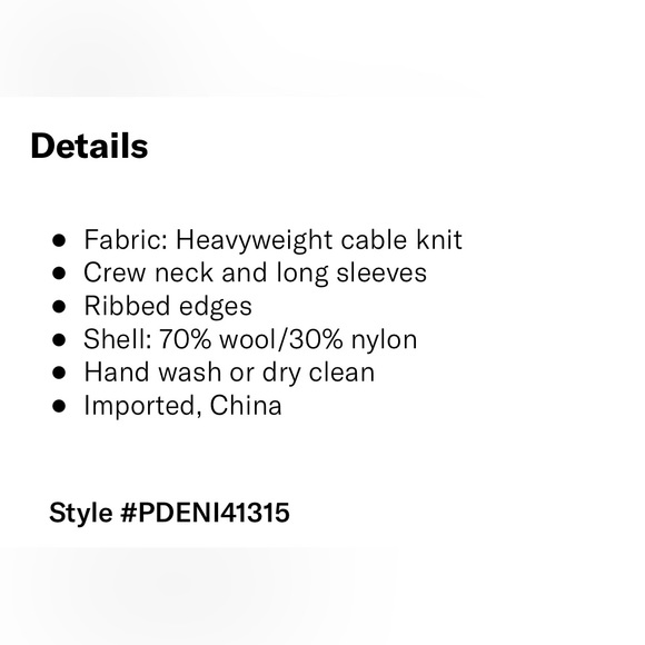 NWT Paige “Elizabeth” sweater size M in burnt amber - Picture 6 of 6